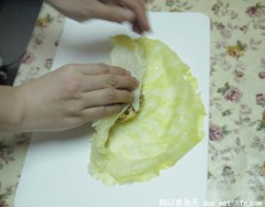 豬肉豆渣高麗菜捲